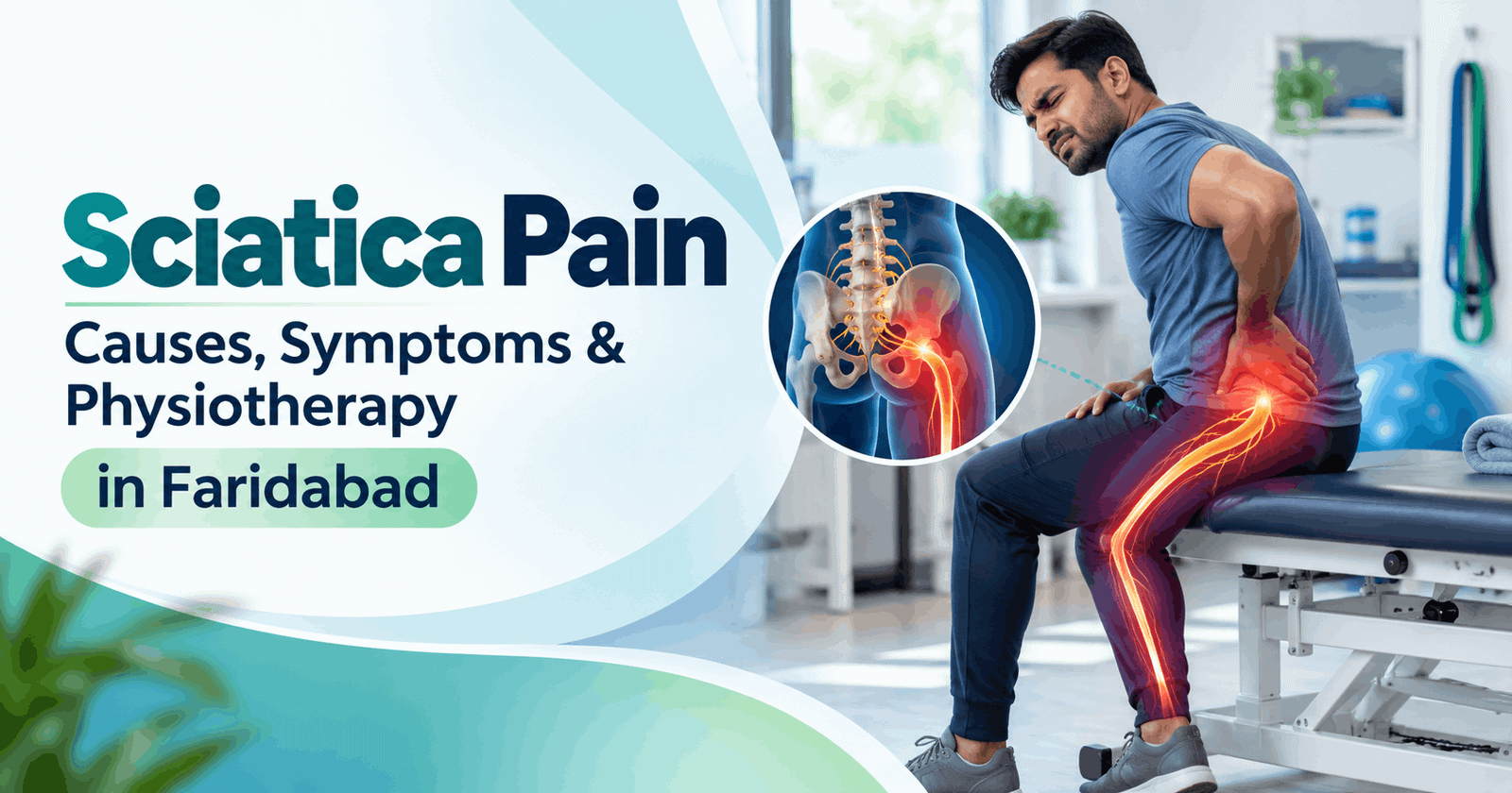 Sciatica pain physiotherapy treatment in Faridabad
