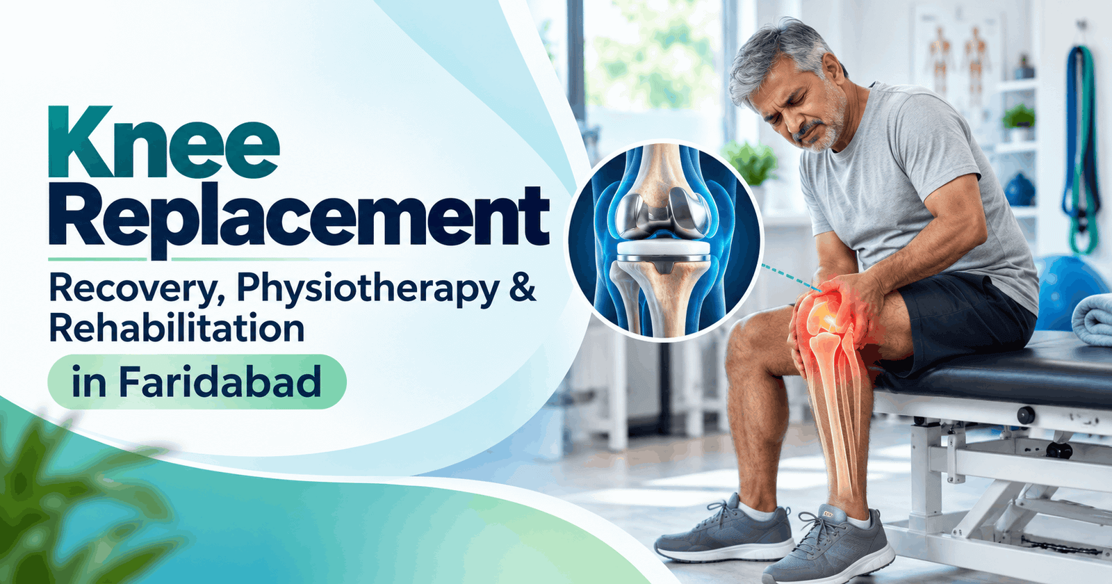 Home knee replacement in faridabad